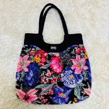 FEILER 페이러 꽃무늬 자수 토트 숄더백