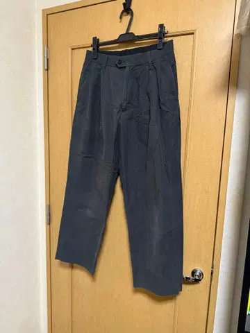 yoko sakamoto 블랙 와이드 팬츠