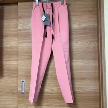 안나 케리 핑크 테이퍼드 팬츠