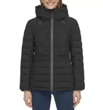 타미힐피거 여성용 퀼팅 자켓