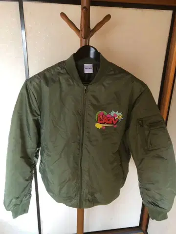 134 LAZY GOD MA-1 THINK RICH 나일론 자켓