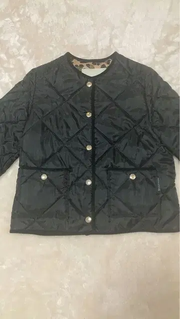 미사용 투모로우랜드 별주 매킨토시 Luna 자켓 레오파드