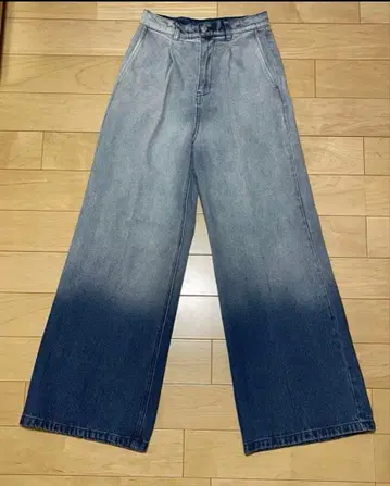 빈티지 메이 턱 플레어 데님 팬츠