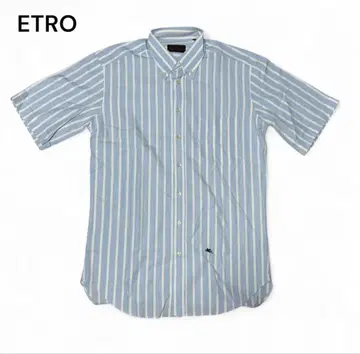 ETRO 에트로 로고 스트라이프 셔츠 43