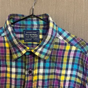 FLANNEL 체크 무늬 플란넬 셔츠 L 사이즈 올드 유니클로