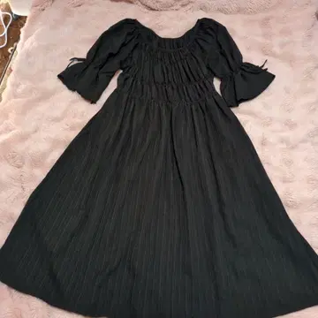 [ CLETTE ] 오부소매 맥시 원피스