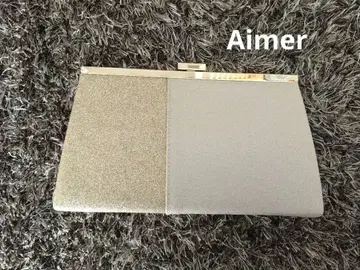 [Aimer] 바이컬러 BOX 클러치 파티 백