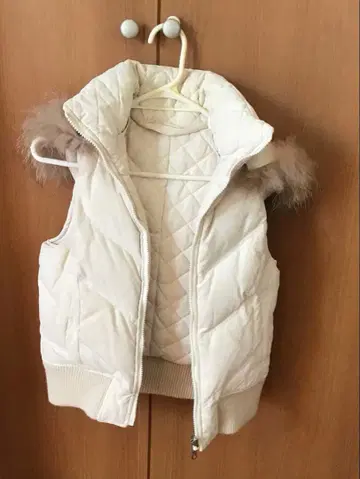 PRISM 화이트 리버서블 퀼팅 다운 베스트