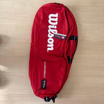 Wilson 라켓 백 레드