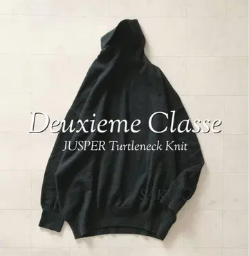 정가 31,900엔 두지엠 클라세 JUSPER 터틀넥 니트