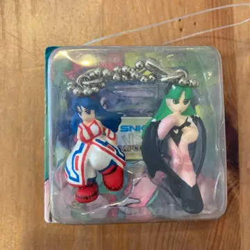 SNK VS CAPCOM 트윈 피규어 키체인 모리건 나코루루