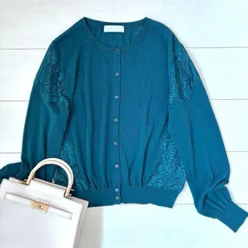 컨디션 최상 CELFORD 레이스 가디건 size38