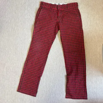 Dickies 체크 무늬 슬랙스 y2k