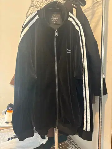 UNKNOWN LONDON 벨로아 트랙 자켓