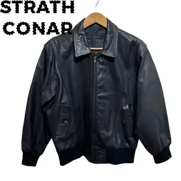 STRATH CONAR 가죽 자켓 블랙 소가죽 M 사이즈 정도