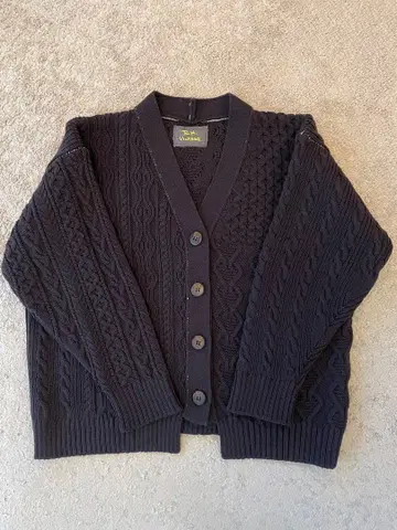 R.H.Vintage 론 헤르만 빈티지 케이블 짜임 니트 가디건