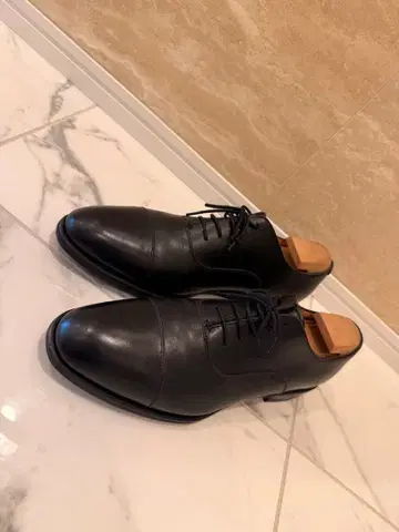 새상품급 유니온 임페리얼 내익 스트레이트 팁 아노네이 가죽 블랙 7H