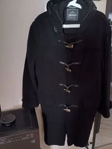 블랙 더플 코트 GB 38 / USA 38 / EUR 48