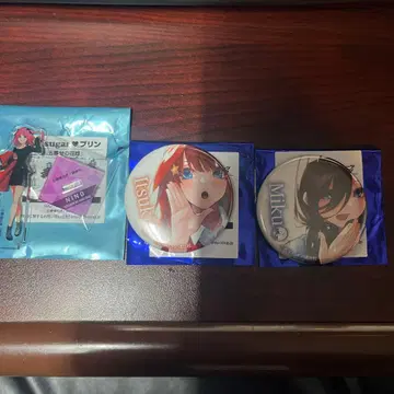 미니 아크릴 스탠드 니노, 캔뱃지 미쿠 사츠키 세트