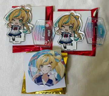 니지산지 타치덴토토 스이파라 콜라보 아크릴 스탠드 & 캔뱃지