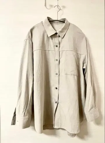 그레이지 버튼업 긴팔 셔츠