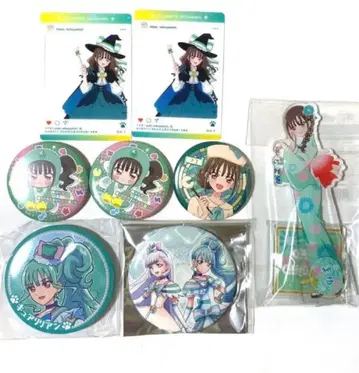 네코야시키 마유 큐어리안 완프리 아크릴 스탠드 캔뱃지 카드