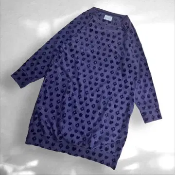 츠모리치사토 하트 무늬 긴팔 상의 룸웨어 파자마 면 L ( D1