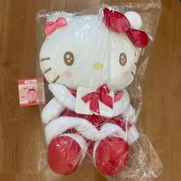 헬로키티 당첨 복권 봉제 인형 소품함 세트