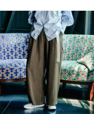 MODE NORM CORE 헤링본 2턱 페인터 팬츠 니코앤드