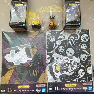 제일복권 나이트메어 H상 E상 미니 피규어 클리어 파일