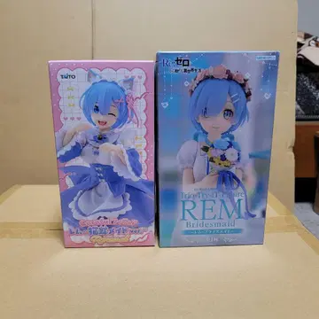 Re: 제로 렘 피규어 세트 고양이 메이드 신부 들러리