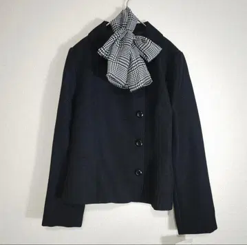 ARTICLE COM 블랙 포멀 셋업 스카프 포함 스커트