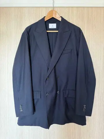 [ 에디피스 ] E.4버튼 더블 브레스트 릴랙스 자켓