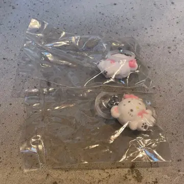 헬로키티 포근포근 스노우 산리오 마커 액세서리 가챠가챠