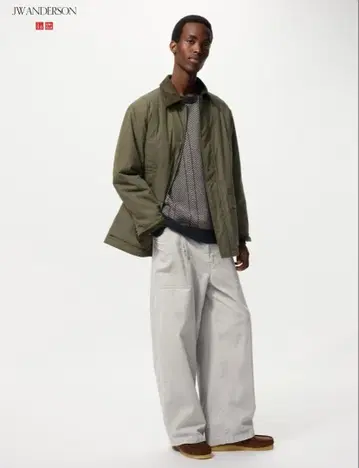 미사용 새상품 UNIQLO JWANDERSON 코듀로이 워크 팬츠 그레이
