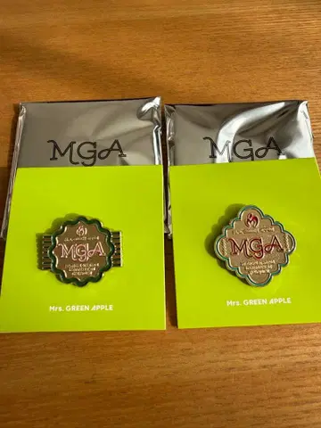 Mrs. GREEN APPLE 핀 배지 2종 세트