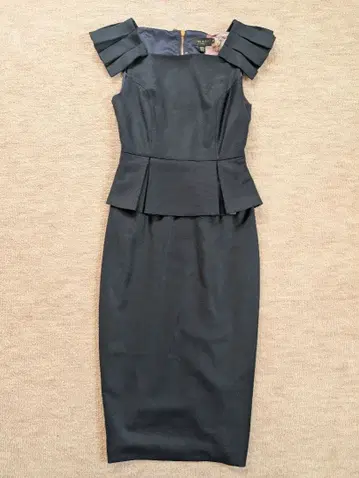 테드베이커 원피스 드레스 네이비 슬리브리스 타이트 스커트