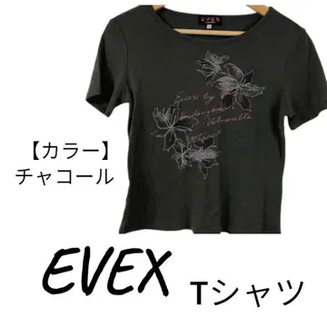 EVEX by KRIZIA 반팔T셔츠 차콜