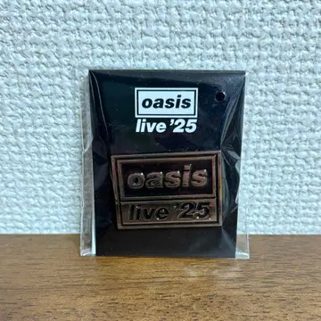 oasis live '25 핀 배지 (새상품 정품)