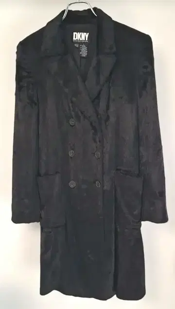 다나 카란 Donna Karan New York 롱 코트 더블 브레스트