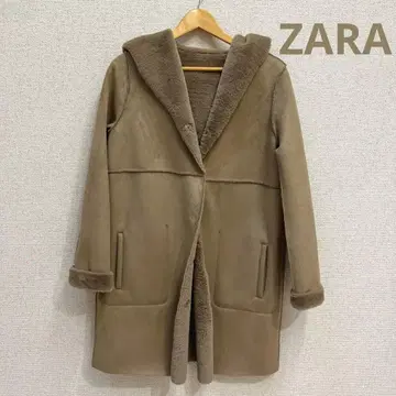 [ 새상품급 ] ZARA 페이크 무스탕 코트