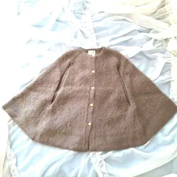 완판템 UNITED ARROWS 폭스 캐시미어 케이프