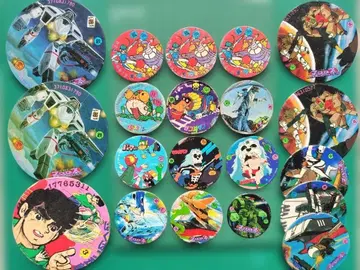 애니메이션 딱지 5~10cm 20장 세트 쇼와 레트로