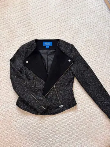 아디다스 라이더 자켓 트위드풍 M 사이즈