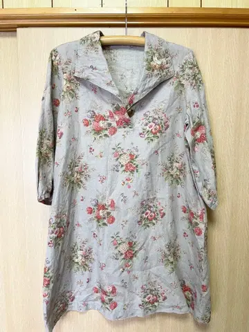 프렌치 린넨 100% 원피스