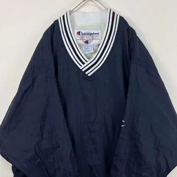 USA 구제 의류 챔피온 champion 나일론 풀오버 네이비