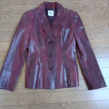 여성용 천연 가죽 자켓