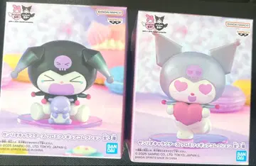 산리오 캐릭터즈 쿠로미 피규어 컬렉션 2종 세트 (내용물만)