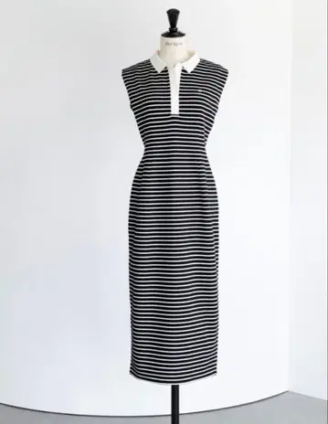 herlipto French Sleeve Polo Long Dress