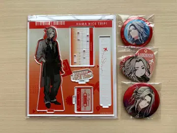 에이트리 레이코 아크릴 스탠드 캔뱃지 세트